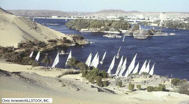 Nil près d'Assouan